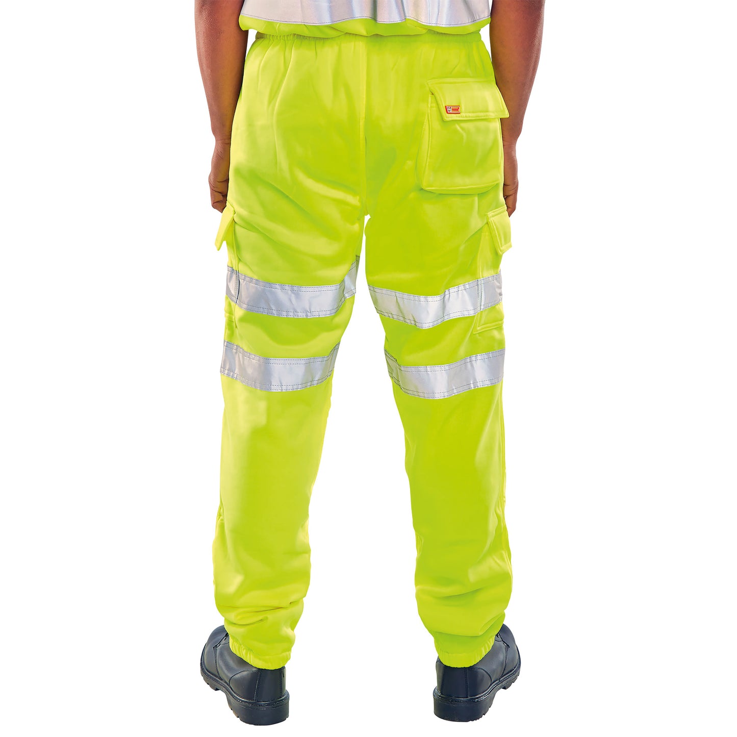 Beeswift High Visibility Fleece Jogging Bottoms Saturn Yellow XL