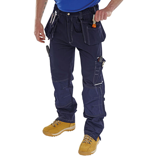Beeswift Shawbury Multipurpose Trousers Navy Blue 32