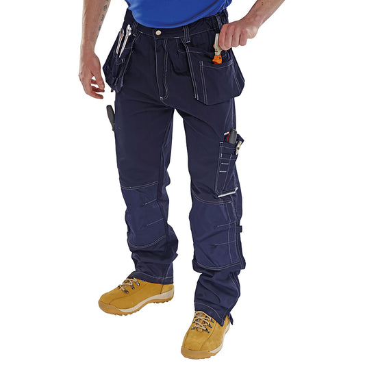 Beeswift Shawbury Multipurpose Trousers Navy Blue 32T