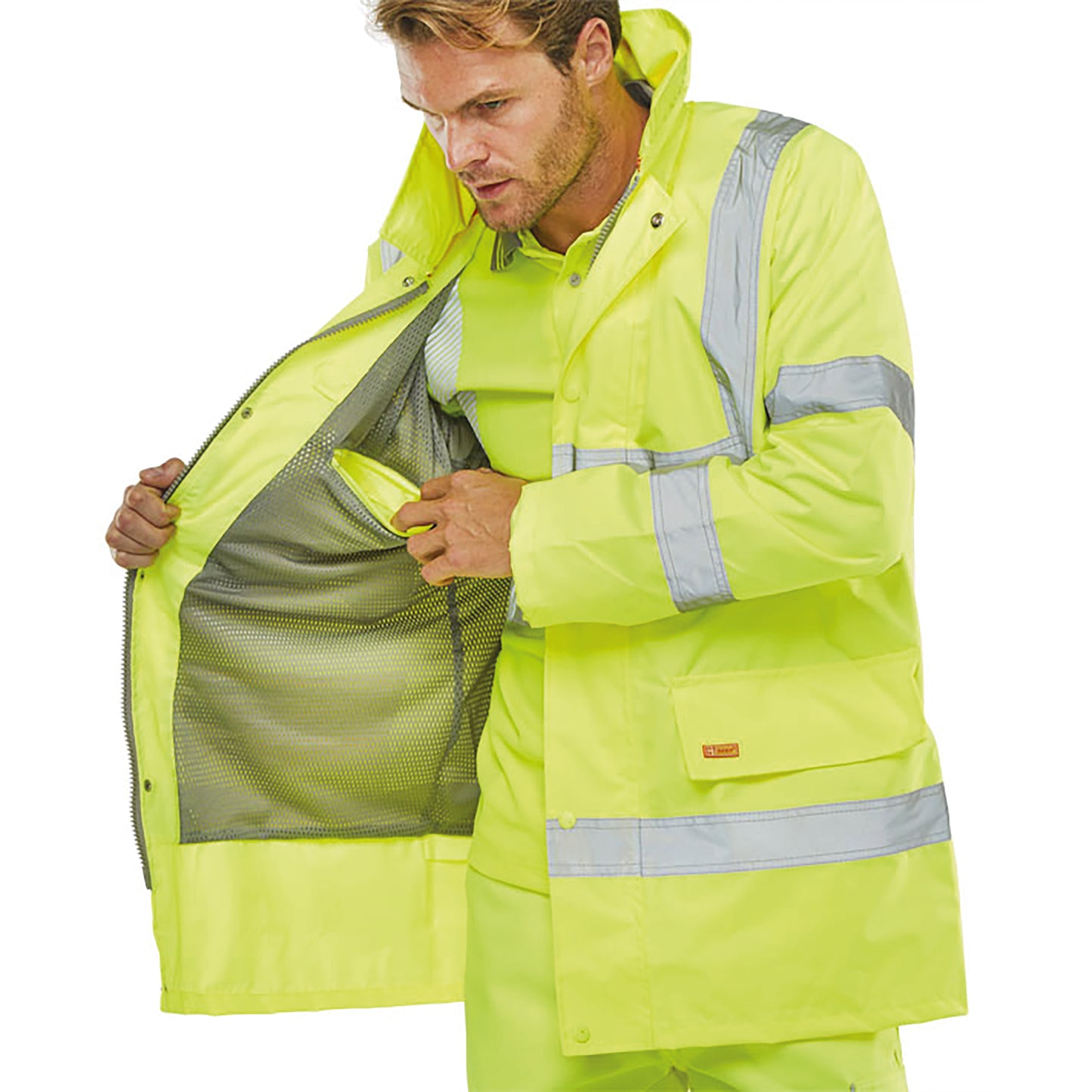 Beeswift Jubilee Economy High Visibility Jacket Saturn Yellow S