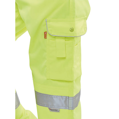 Beeswift Ladies Polycotton High Visibility Trousers Saturn Yellow 26