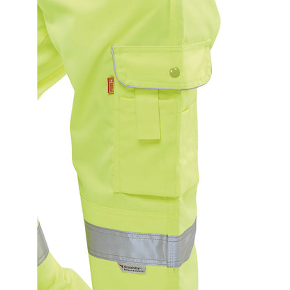 Beeswift Ladies Polycotton High Visibility Trousers Saturn Yellow 28