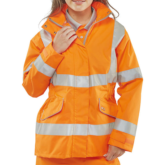 Beeswift Ladies Executive High Visibility Jacket Orange S