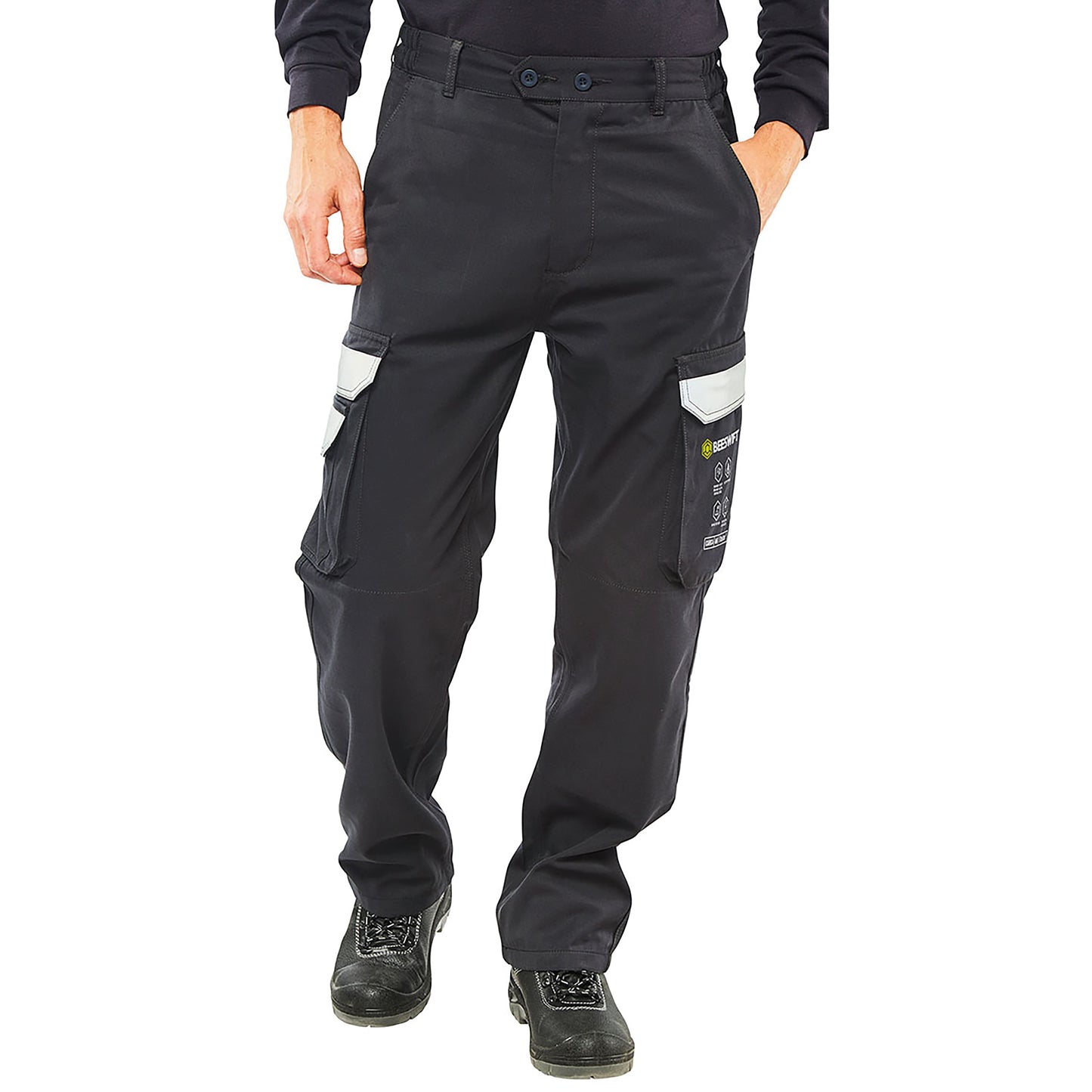 Beeswift Arc Flash Trousers Navy Blue 44