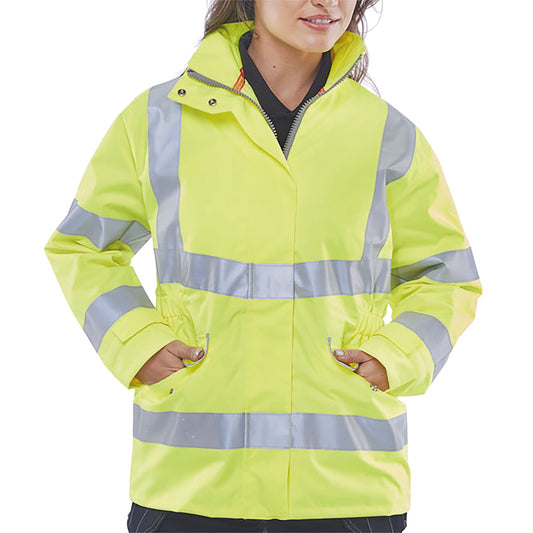 Beeswift Ladies Executive High Visibility Jacket Saturn Yellow S