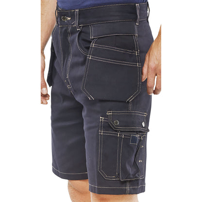 Beeswift Grantham Multipurpose Pocket Shorts Navy Blue 30
