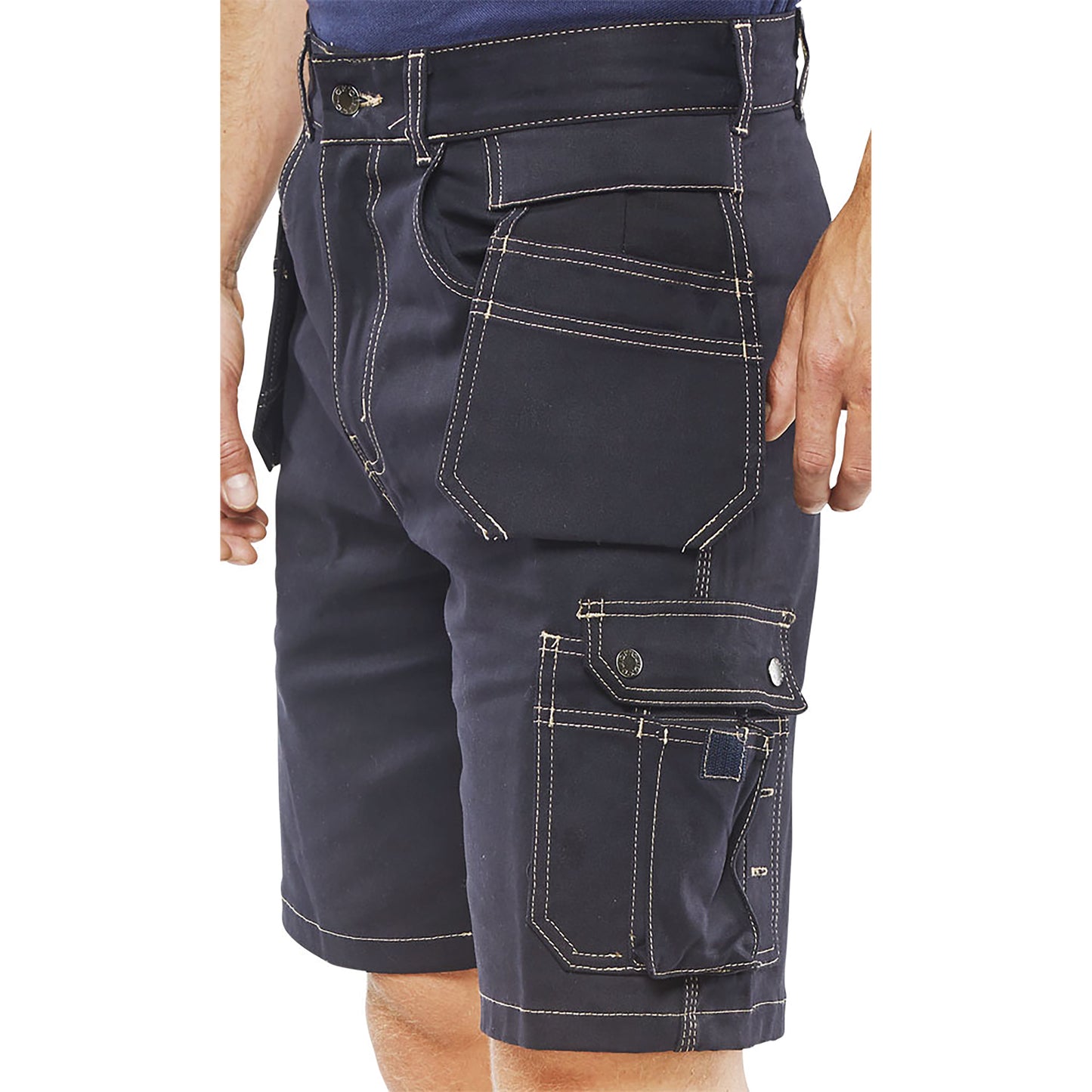 Beeswift Grantham Multipurpose Pocket Shorts Navy Blue 46