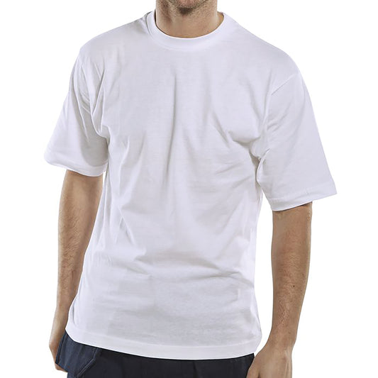 Beeswift Click Heavyweight 100% Cotton T-shirt Bottle Green S