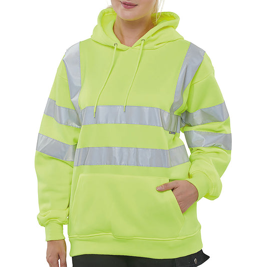Beeswift Pull On Hoody Sweatshirt Saturn Yellow L