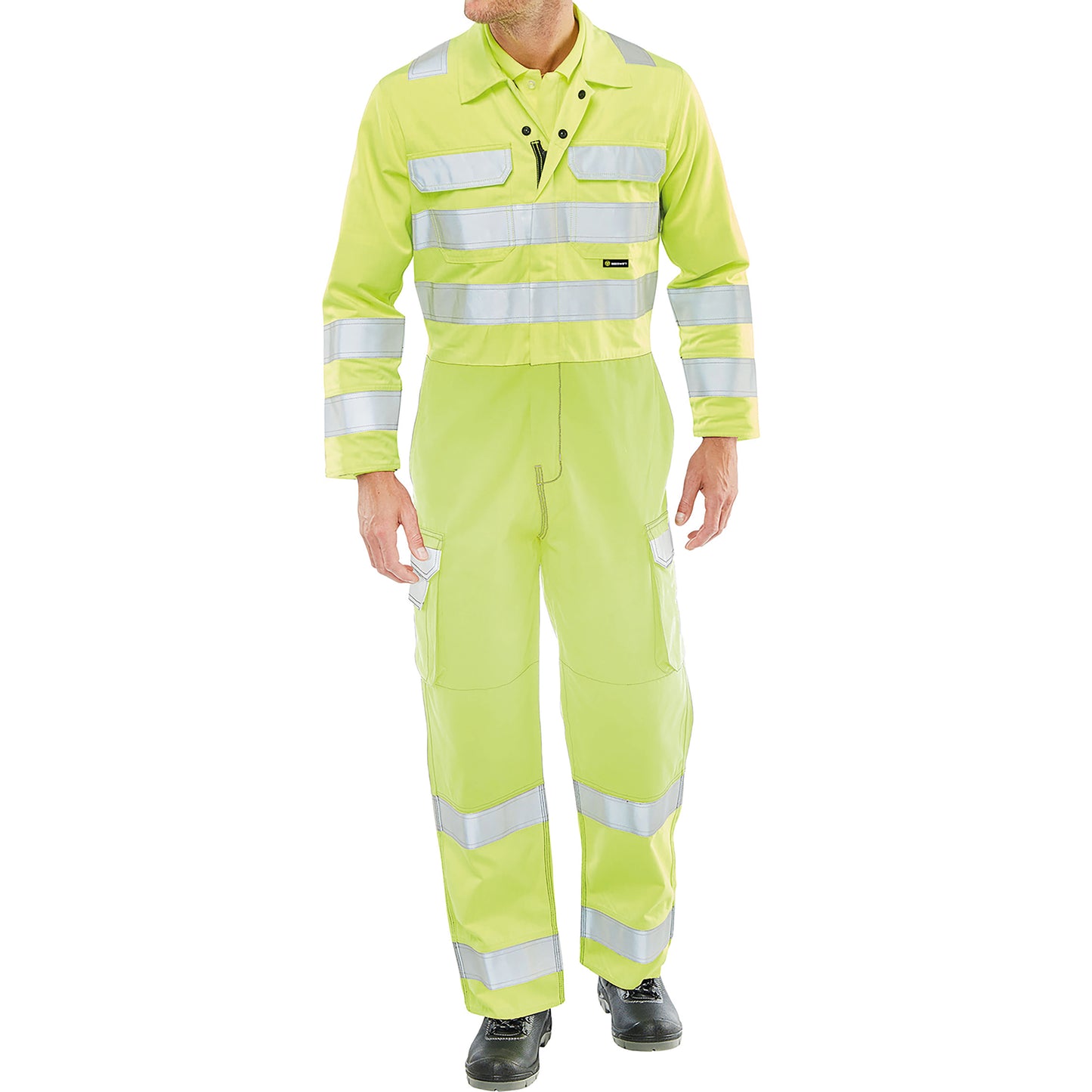 Beeswift ARC Flash High Visibility Coverall Saturn Yellow 44