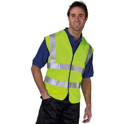 Beeswift Bseen EN ISO 20471 High Visibility Vest (Pack of 100) Saturn Yellow L