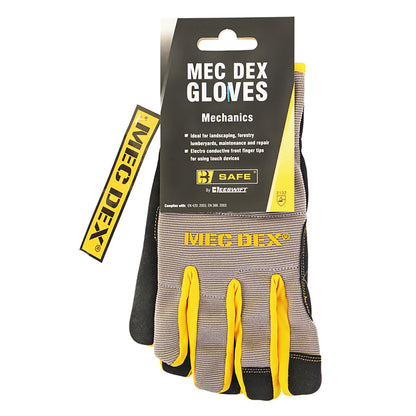 Beeswift Mec-DexPassion Plus Gloves 1 Pair Grey XL