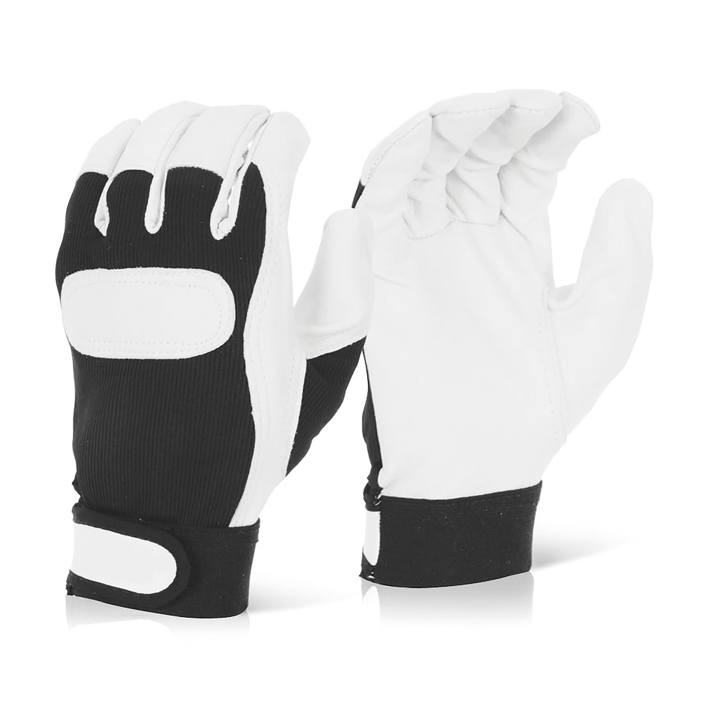 Beeswift Drivers Gloves 1 Pair Soft Grain Leather Black L