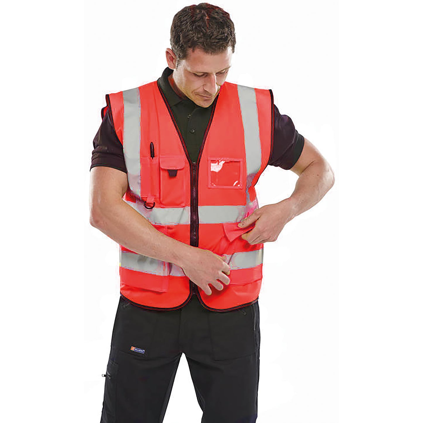 Beeswift Executive High Visibility Waistcoat Red 2XL