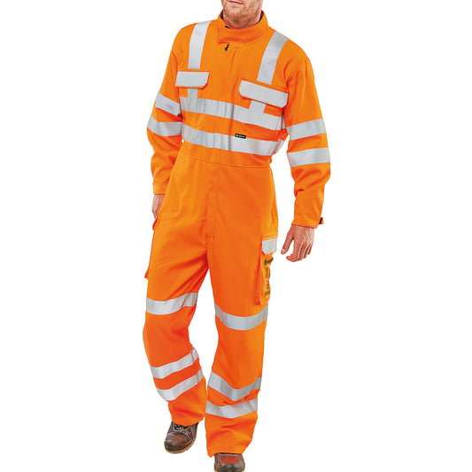 Beeswift ARC Compliant RIS Coverall Orange 36