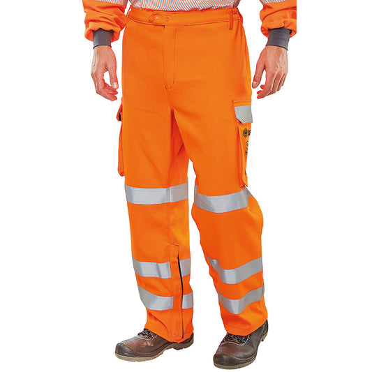 Beeswift Orange ARC Compliant RIS Trousers Orange 30