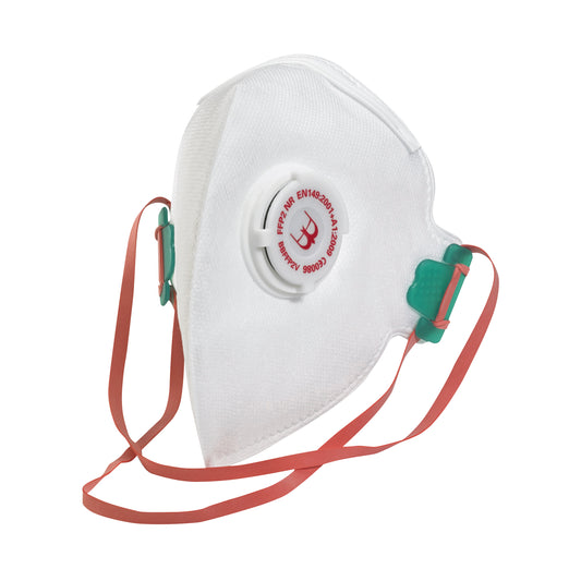 Beeswift P2 Fold Flat Valved Mask (Pack of 20)