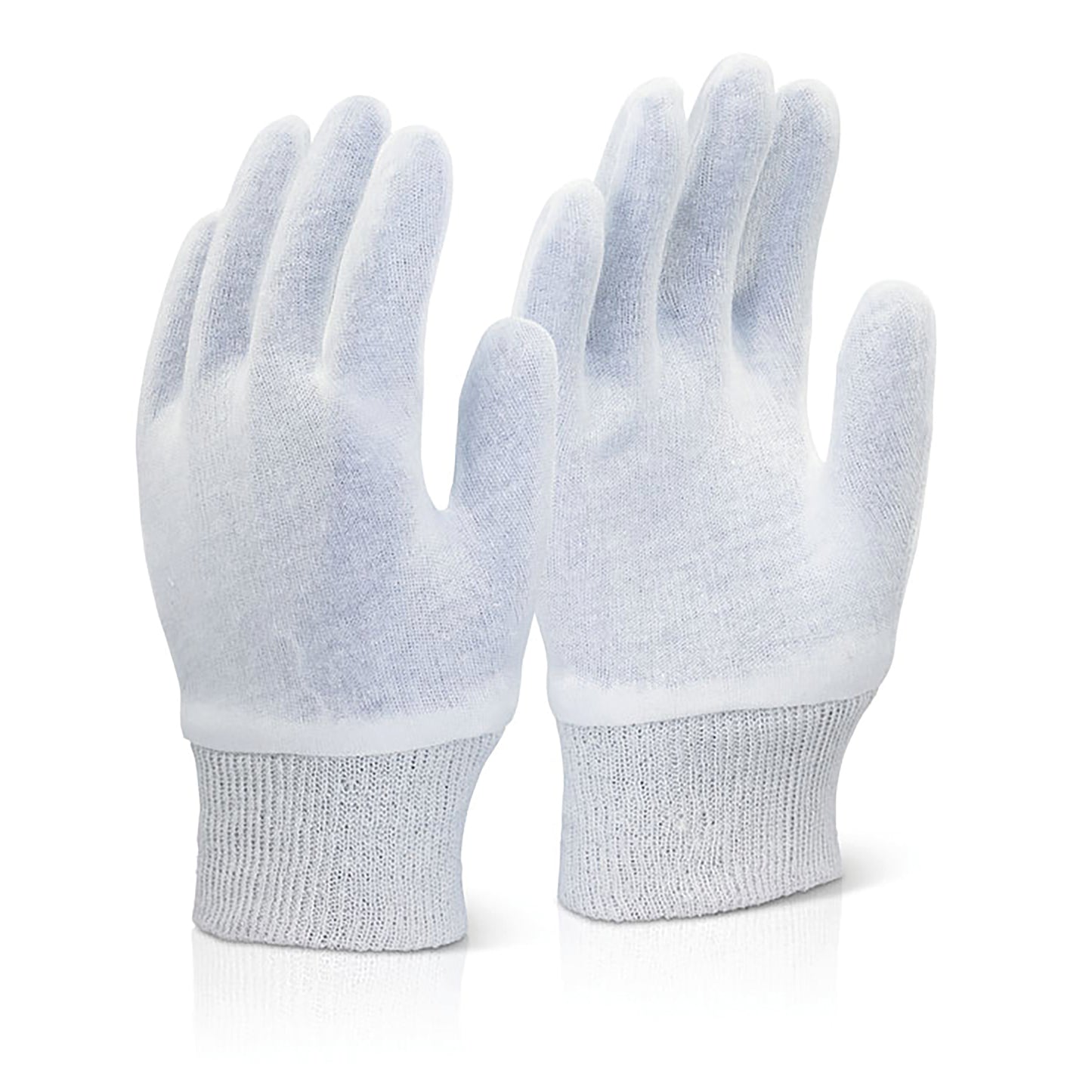 Beeswift Stockinette Knitwrist Super Gloves (Pack of 600) White L