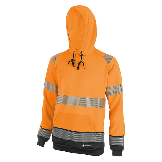 Beeswift High Visibility Two Tone Sweatshirt Orange/Black M