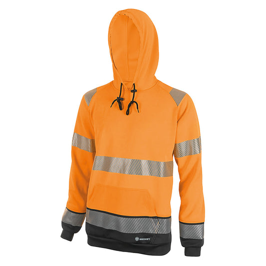 Beeswift High Visibility Two Tone Sweatshirt Orange/Black 2XL
