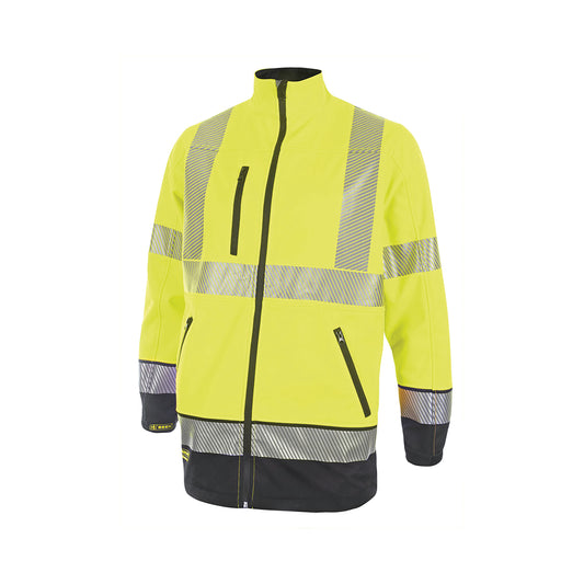 Beeswift High Visibility Two Tone Softshell Jacket
