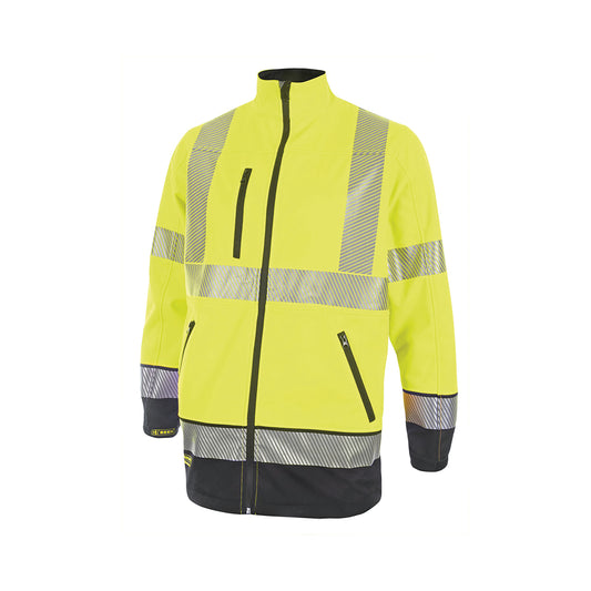 Beeswift High Visibility Two Tone Softshell Jacket