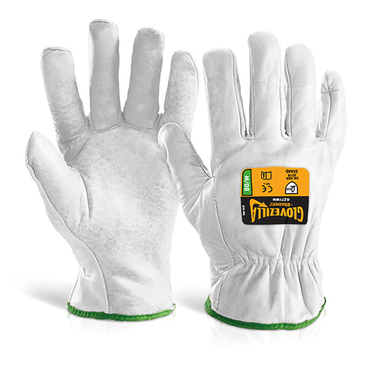 Beeswift Glovezilla Cut Resistant Drivers Gloves 1 Pair White L