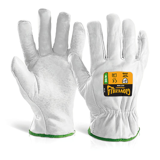 Beeswift Glovezilla Cut Resistant Drivers Gloves 1 Pair White XL