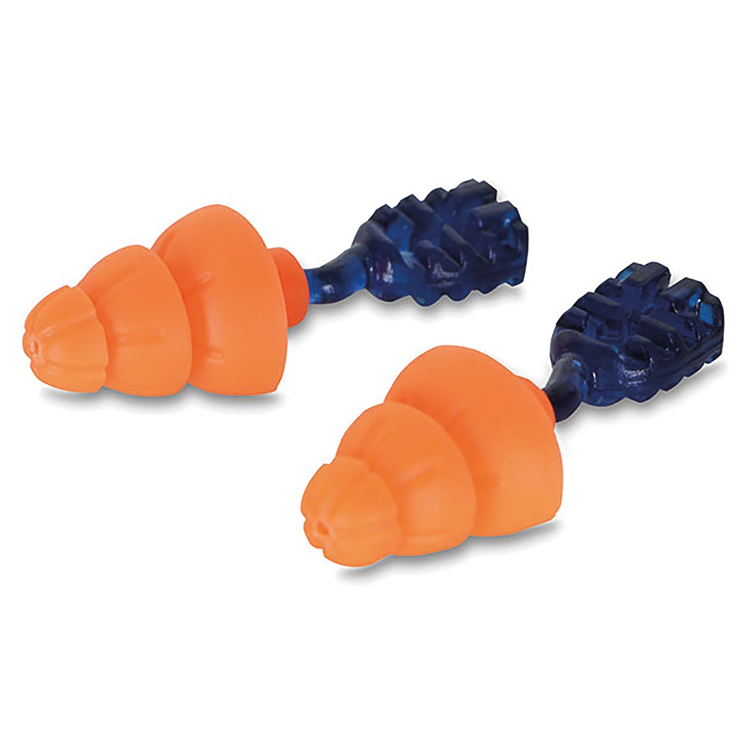 Beeswift QED Tri Flange Reusable Earplugs SNR 34 (Pack of 200) Orange