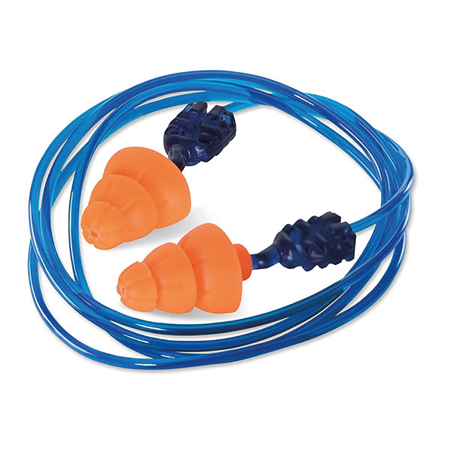 Beeswift QED Corded Tri Flange Reusable Earplugs SNR 34 (Pack of 200)