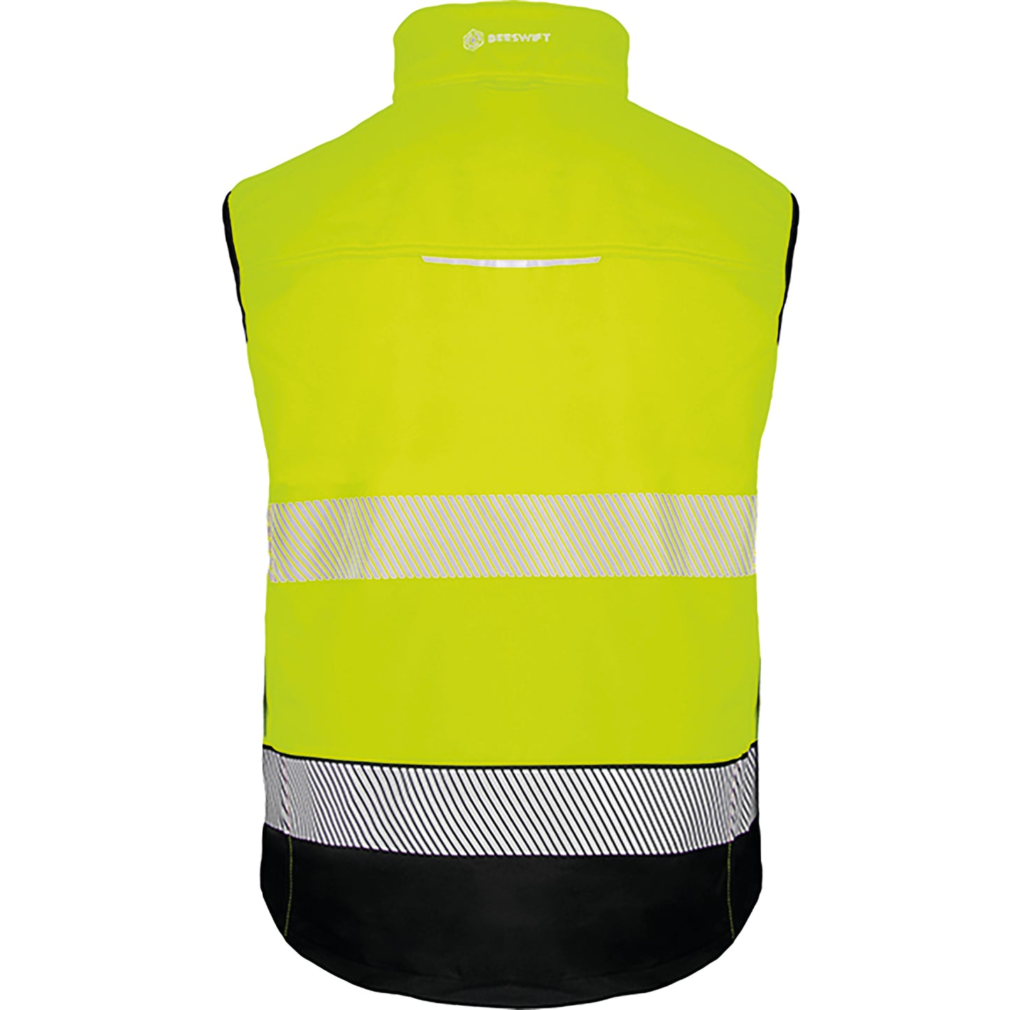 Beeswift Deltic High Visibility Gilet Two-Tone Saturn Yellow/Navy Blue 5XL
