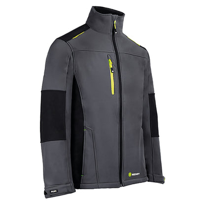 Beeswift FlexSoftshell Jacket Two-Tone Grey/Black 3XL