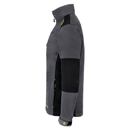 Beeswift FlexSoftshell Jacket Two-Tone Grey/Black 4XL