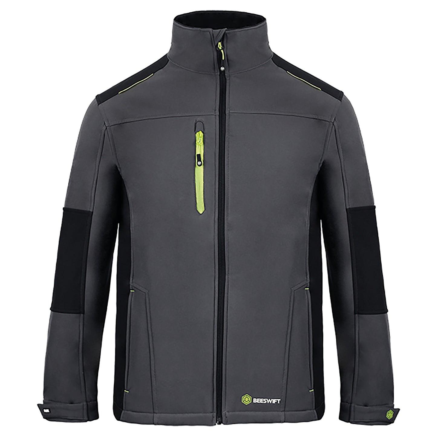 Beeswift FlexSoftshell Jacket Two-Tone Grey/Black 2XL