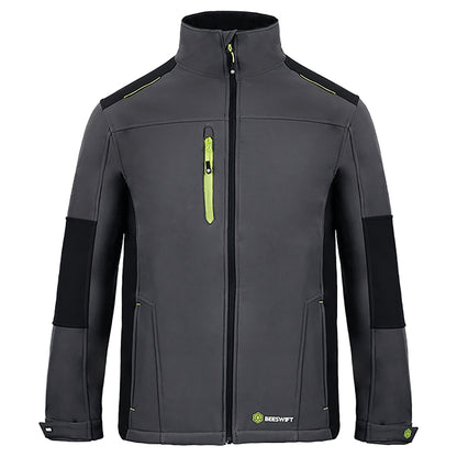 Beeswift FlexSoftshell Jacket Two-Tone Grey/Black M
