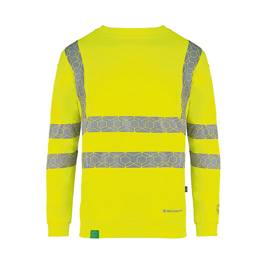 Beeswift Envirowear High Visibility Sweatshirt Saturn Yellow M