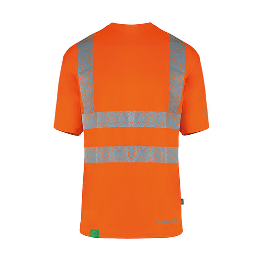 Beeswift Envirowear High Visibility Short Sleeve T-Shirt Orange S