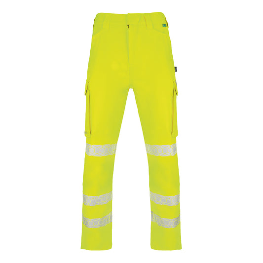Beeswift Envirowear High Visibility Trousers Saturn Yellow 38S
