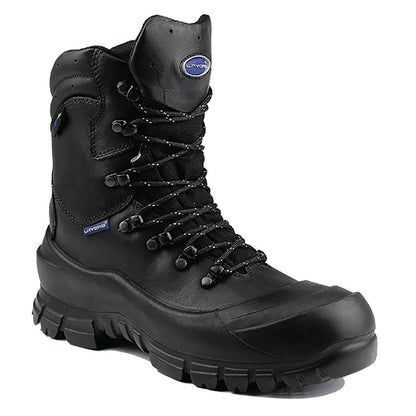 Beeswift Exploration Lace Up Water Resistant Leather Upper High Safety Boots 1 Pair Black 09