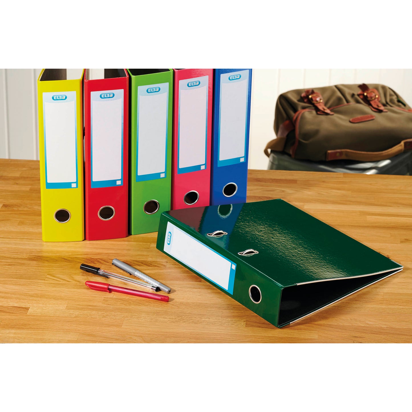 Oxford 70mm Lever Arch File Laminated A4 Orange 400107437