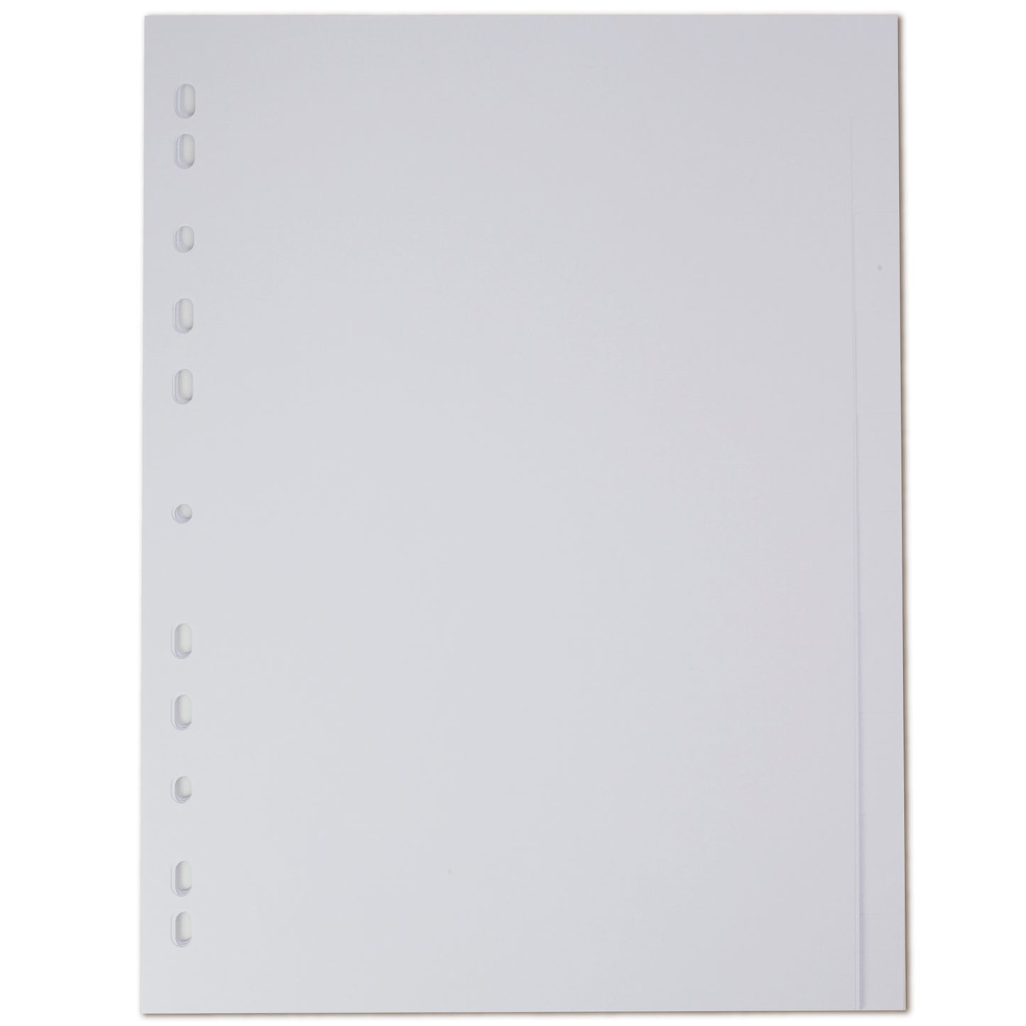 Elba 10-Part Divider 160gsm Manilla Multipunched A4 White 100204881