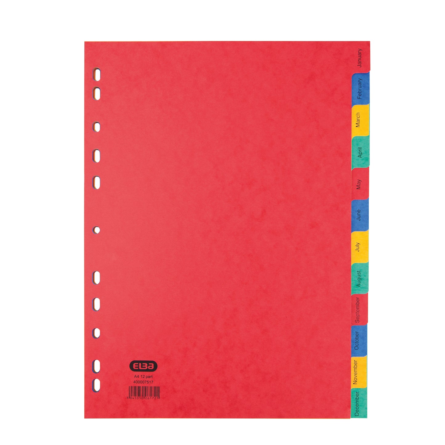 Elba January - December Pressboard Index A4 400007517