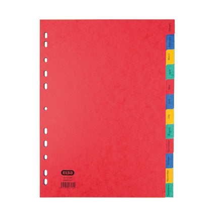 Elba January - December Pressboard Index A4 400007517