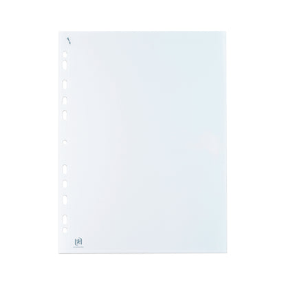 Oxford Quick In Punched Pockets A4 Clear (100 Pack) 400012939