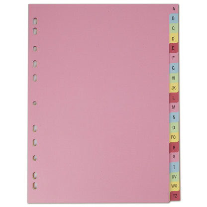 Elba A-Z Card Dividers A4 Assorted 400021450