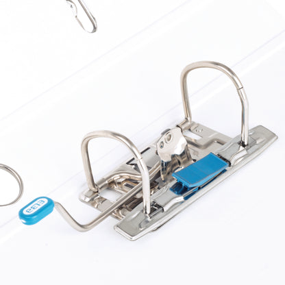 Elba 70mm Lever Arch File Plastic White A4 100102160