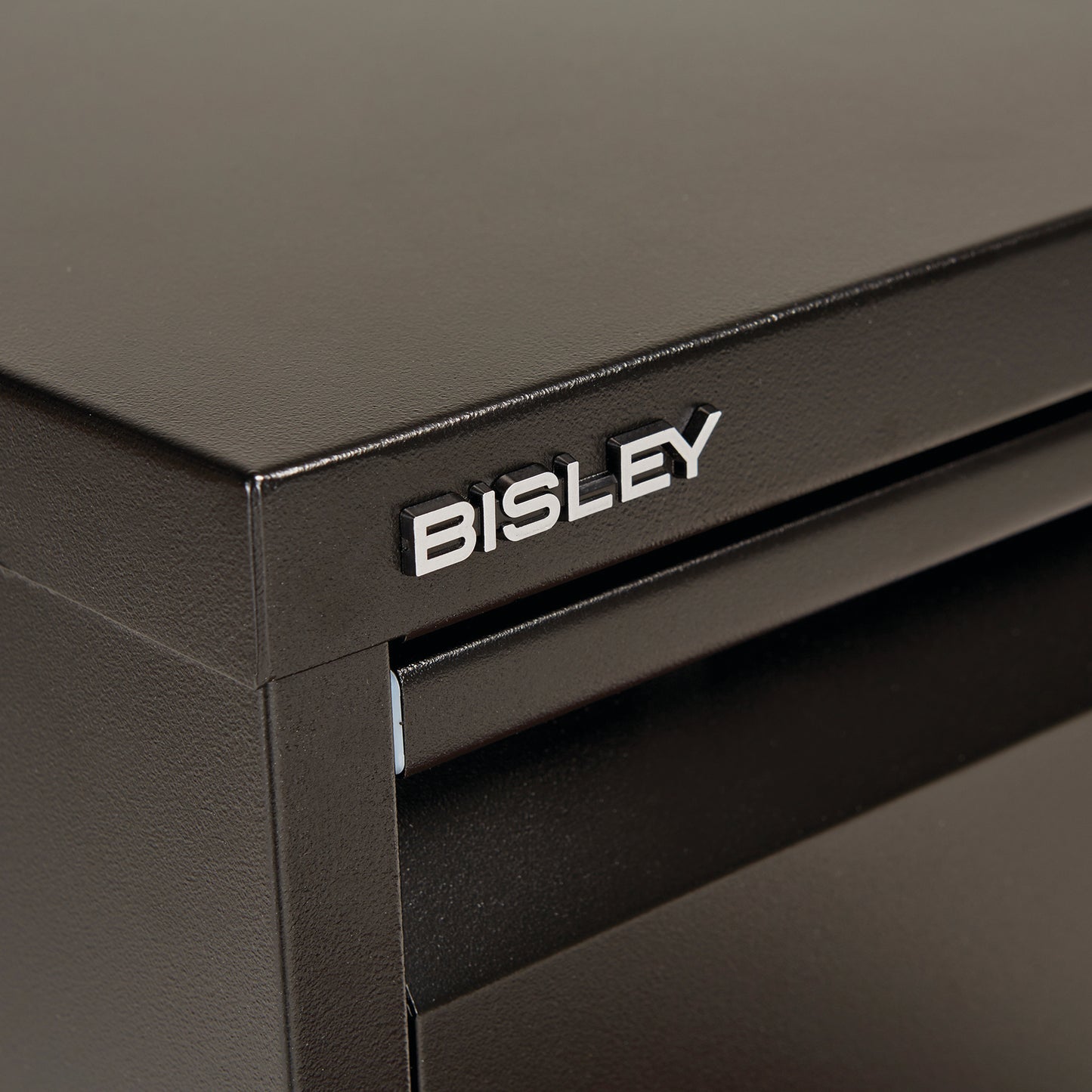 Bisley 2 Drawer Filing Cabinet Lockable 470x622x711mm Black BS2E BLACK