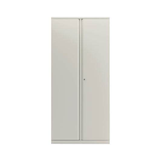 Bisley 2 Door Cupboard Empty 924x410x1970mm Chalk White KF78716