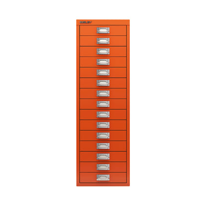 Bisley 15 Multidrawer Cabinet 279x380x860mm Mandarin BY78747