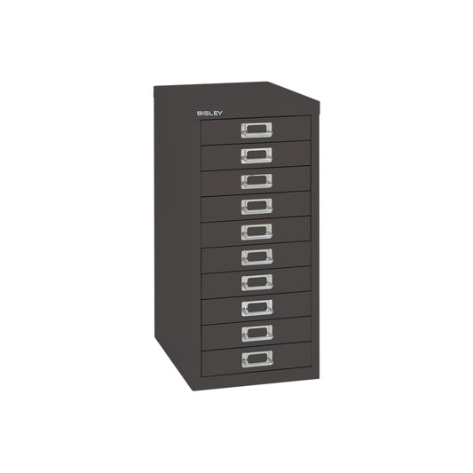 Bisley 10 Multidrawer Cabinet 279x380x590mm Black BY99639